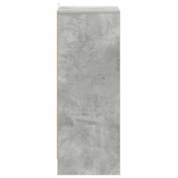 Vidaxl Shoe Cabinet Concrete Grey 60X35X92 Cm Engineered Wood - thumbnail 5