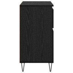 Walplus Sideboard Black Oak 60 X 35 X 70 Cm Engineered Wood And Iron - thumbnail 7