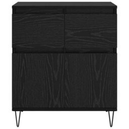 Walplus Sideboard Black Oak 60 X 35 X 70 Cm Engineered Wood And Iron - thumbnail 6