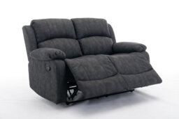 2 Seater Recliner Sofa, Manual Recliner Armchair Sofa 105 To 135 Degrees Recliner Padded Sofa - 2 Seaters - thumbnail 1