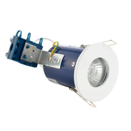 Plum&clay Iris White Recessed Gu10 Downlight Ceiling Spotlight Fire Rated Fitting Ip65