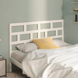 Berkfield Bed Headboard White 166X4X100 Cm Solid Wood Pine - thumbnail 3