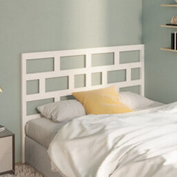 Berkfield Bed Headboard White 166X4X100 Cm Solid Wood Pine