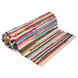 "Bravich Multicolour Recycled Cotton Chindi Rug 240 X 330Cm (8' X 10'10"")" - thumbnail 2