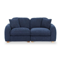 Cloud Deep Blue 3 Seater Sofa - Fully Assembled By Roseland Furniture - thumbnail 1