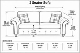 SC FURNITURE LIMITED Dark Grey Fabric 3 Seater Sofa 2 Seater Sofa  & Armchair Oldham - thumbnail 5
