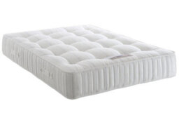 Divan Base Direct Dura Beds Balmoral Damask 1000 Pocket Sprung Divan Bed Set 4Ft6 Double 4 Drawers Continental- Wool Clay - thumbnail 3