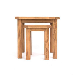 Cabinet Bits Trivento Light Wood Set Of 2 Nest Of Tables - thumbnail 3