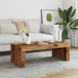 Berkfield Coffee Table Old Wood 102X50X35 Cm Engineered Wood - thumbnail 3