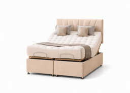 Melbourne Electric Adjustable Bed With Mattress And Headboard Blue - thumbnail 8