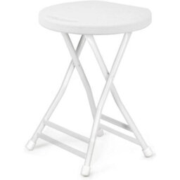 Lightweight Folding Bar Stool 600Lb With Handle Indoor Outdoor - thumbnail 3