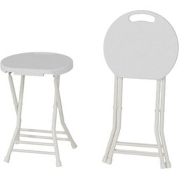 Lightweight Folding Bar Stool 600Lb With Handle Indoor Outdoor - thumbnail 1