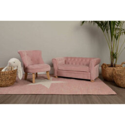 Orsina Kids Chair, Comfortable Seating Indoor Chair, Easy To Clean Bedroom Chair, Adjustable Velvet Chair - thumbnail 6