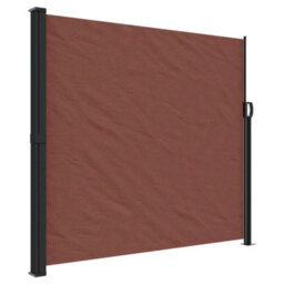 Berkfield Retractable Side Awning Brown 180X300 Cm - thumbnail 2