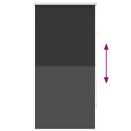 Walplus Black Blackout Roller Blind 60 X 120 Cm - Complete Fitting Kit Included - thumbnail 9