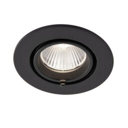 Luminosa Lighting Luminosa Axial Cct 10.5W Round Recessed Downlight Matt Black Paint - thumbnail 2