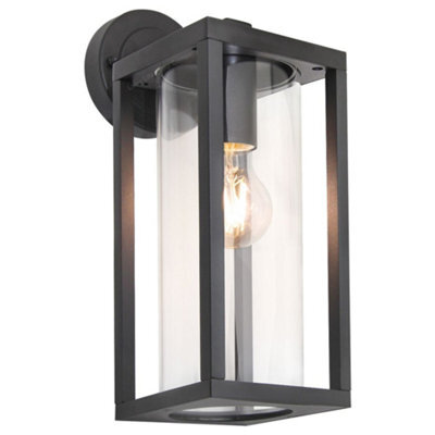 Long Life Lamps Company Outdoor Dark Grey Wall Light Zlc340 With 4W Led Ww - image 1