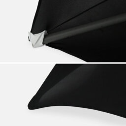 Sweeek - Pair Of Foldable High Tables With Protective Covers Black 81X81X110 Cm - Gala + Cover X2 - thumbnail 5