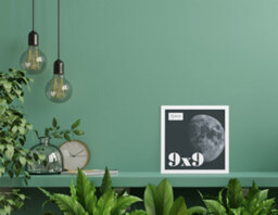 9X9 White Picture Frame (22.9 X 22.9Cm) Poster, Photo, Artwork, Gallery Wall Or Print - thumbnail 2