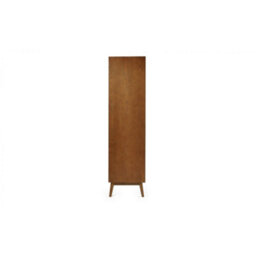 Ashfield Cherry Ash Wood Veneer 2 Door 1 Drawer Wardrobe - thumbnail 5