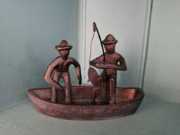 Inspirational Gifting Gone Fishing - Ornament Hand Cast In Aluminium With Antique Bronze Finish - thumbnail 6
