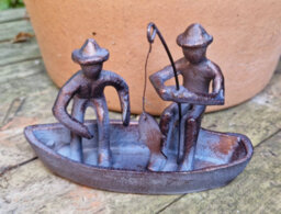 Inspirational Gifting Gone Fishing - Ornament Hand Cast In Aluminium With Antique Bronze Finish - thumbnail 7