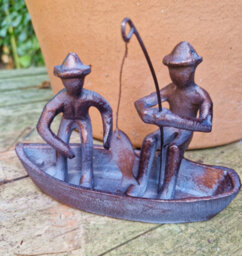 Inspirational Gifting Gone Fishing - Ornament Hand Cast In Aluminium With Antique Bronze Finish - thumbnail 9