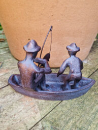 Inspirational Gifting Gone Fishing - Ornament Hand Cast In Aluminium With Antique Bronze Finish - thumbnail 8