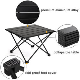 Folding Aluminium Camping Table  Outdoor Picnic Camping Garden Hiking Table - thumbnail 5