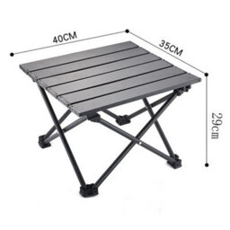 Folding Aluminium Camping Table  Outdoor Picnic Camping Garden Hiking Table - thumbnail 2