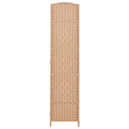 Beliani 4 Panel Room Divider Lappago Natural 163 Cm 170 Cm - thumbnail 6