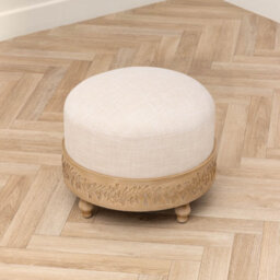 Voyage Maison Voyage Mabel Oak Wooden Footstool - thumbnail 1