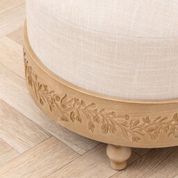 Voyage Maison Voyage Mabel Oak Wooden Footstool - thumbnail 2