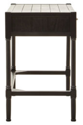 Orsina Functional Design Two Drawer Black Finish Desk, Classic Computer Desk For Office, Durable Design Desk - thumbnail 4
