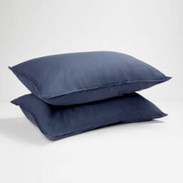 panda London Bamboo & French Linen Complete Bedding Set Midnight Navy - thumbnail 5