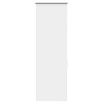 Berkfield Roller Blind Blackout White 60X130 Cm Fabric Width 55.7 Cm Polyester - image 1