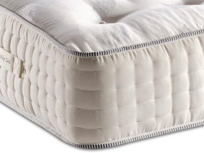 Divan Base Direct Sophia Briar-Rose Amber 2000 Pocket Sprung Natural Wool Bamboo Mattress 3Ft Single - image 1