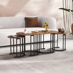 Set Of 3 Nesting Coffee & Side Tables - thumbnail 5