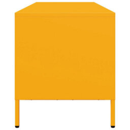 Berkfield Industrial Tv Cabinet Mustard Yellow 135X39X43.5 Cm Cold-Rolled Steel - thumbnail 6
