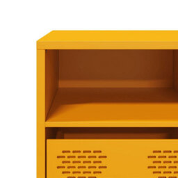 Berkfield Industrial Tv Cabinet Mustard Yellow 135X39X43.5 Cm Cold-Rolled Steel - thumbnail 9