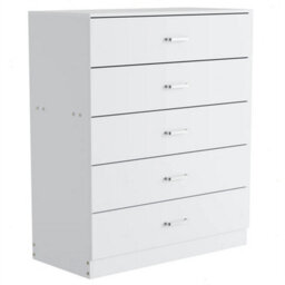 5 White Chest Of Drawers Modern Bedroom Furniture Draw Dressing Table - thumbnail 1