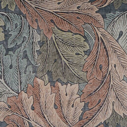Loomed Floral Design Cotton Chenille Rug Blue Green Beige Machine Washable 80Cm X 300Cm - thumbnail 6