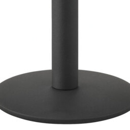 70Cm Square Black Marble Effect Bistro Table With Brushed Gold Edge & Round Pedestal Base Dining Table For Home, Cafe, Restuarant - thumbnail 8