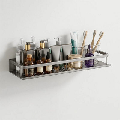 50Cm Bathroom Shower Corner Shelf Caddy Tray - image 1