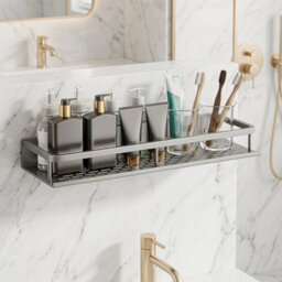 50Cm Bathroom Shower Corner Shelf Caddy Tray - thumbnail 4
