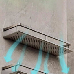 50Cm Bathroom Shower Corner Shelf Caddy Tray - thumbnail 5