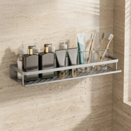 50Cm Bathroom Shower Corner Shelf Caddy Tray - thumbnail 3