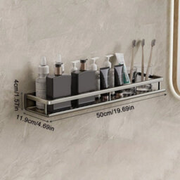 50Cm Bathroom Shower Corner Shelf Caddy Tray - thumbnail 2