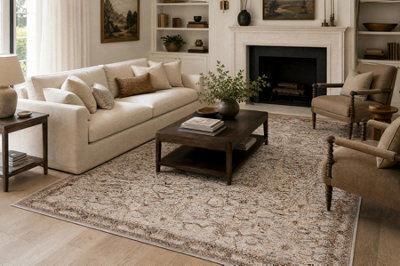 RugsX Carpet Wool Nain Ornament, Frame, Vintage 1540/51655 Grey Beige 120X170 Cm - image 1