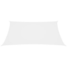 Berkfield Sunshade Sail Oxford Fabric Square 3.6X3.6 M White - thumbnail 2